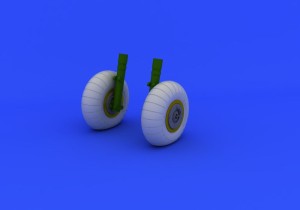Eduard Accessories 1:48 648244 JU 88A wheels early for ICM