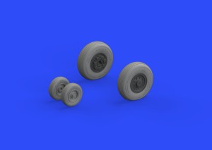 Eduard Accessories 1:48 648304 F-14A wheels early for Tamiya
