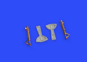 Eduard Accessories 1:48 648308 Bf 109F undecarriage legs BRONZE f.Eduar