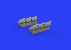 Eduard Accessories 1:48 648456 Spitfire Mk.I exhaust stacks for Tamiya