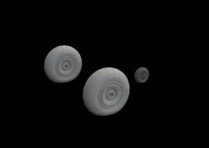 Eduard Accessories 1:48 648543 He 111 wheels late for ICM