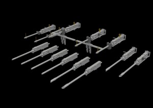 Eduard Accessories 1:48 648539 B-17G guns for HKM