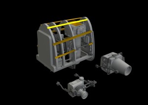 Eduard Accessories 1:48 648599 F-6D cameras 1/48 for EDUARD