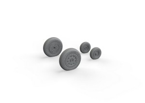 Eduard Accessories 1:48 648682 F-4B wheels for TAMIYA