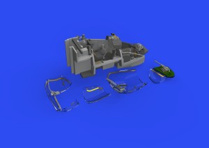 Eduard Accessories 1:48 648696 Mi-24V cockpit for ZVEZDA