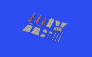Eduard Accessories 1:48 648700 F-4B undercarriage legs BRONZE, for TAMIYA