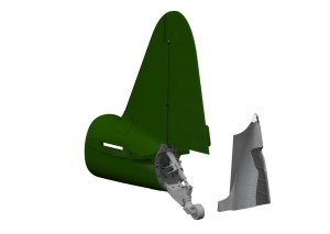 Eduard Accessories 1:48 648772 A6M2 tailwheel PRINT