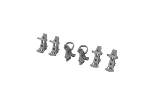 Eduard Accessories 1:48 648778 Luftwaffe rudder pedals PRINT