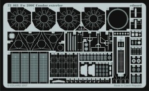 Eduard Accessories 1:72 72463 Fw 200C Condor exterior für Revell-Bausatz