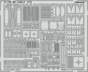 Eduard Accessories 1:72 72729 Bf 110G-2 1/72 EDUARD