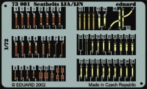 Eduard Accessories 1:72 73001 Seatbelts IJA/IJN,
