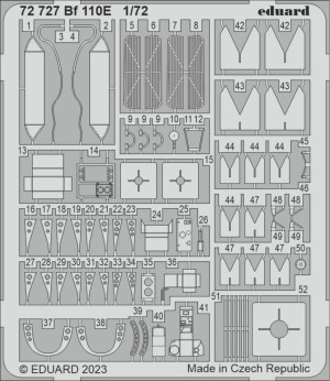 Eduard Accessories 1:72 72727 Bf 110E 1/72 for EDUARD