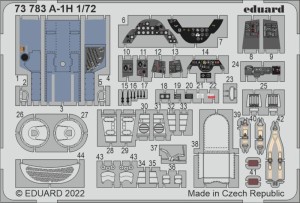 Eduard Accessories 1:72 73783 A-1H for HASEGAWA / HOBBY 2000