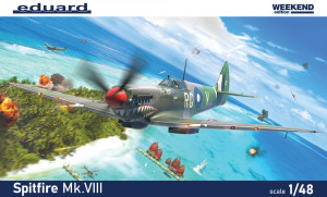 Eduard Plastic Kits 1:48 84154 Spitfire Mk.VIII Weekend edition