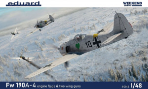 Eduard Plastic Kits 1:48 84117 Fw 190A-4 w/ engine flaps & 2-gun wings 1/48 Weekend edition