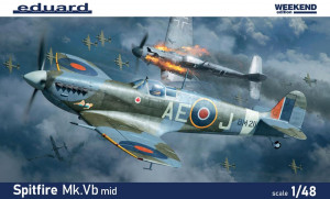 Eduard Plastic Kits 1:48 84186 Spitfire Mk.Vb mid, Weekend edition