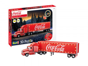 Revell  152 3D-Puzzle Coca-Cola Truck - LED Edition
