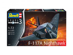 Revell 1:72 3899 F-117A Nighthawk Stealth Fighter