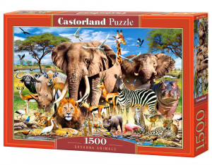 # Castorland  C-151950-2 Savanna Animals Puzzle 1500 Teile