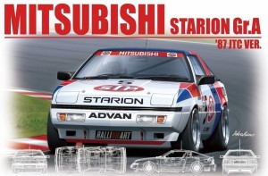 NUNU-BEEMAX 1:24 B24023 Mitsubishi Starion Gr.A '87 JTC Ver.