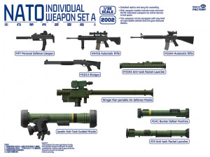 Magic Factory 1:35 2002 NATO Individual Weapon Set A(A kit incl.2 pcs of each weapon - NEU