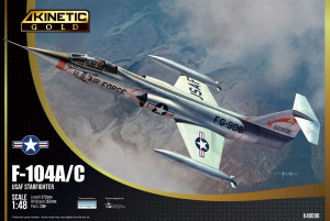 KINETIC 1:48 KI-K48096 F-104A/C USAF