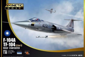 KINETIC 1:48 K48134 Taiwan F-104A /TF-104