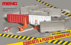 MENG-Model 1:35 SPS-012 Concrete & plastic barrier set