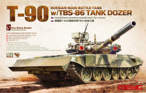 MENG-Model 1:35 TS-014 Russian Main Battle Tank T-90 w/TBS-86