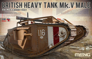 MENG-Model 1:35 TS-020 British Heavy Tank Mk. V Male