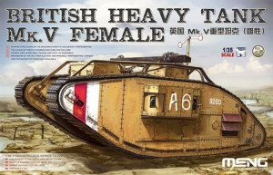 MENG-Model 1:35 TS-029 British Heavy Tank Mk.V Female