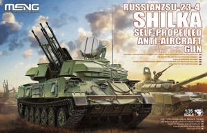 MENG-Model 1:35 TS-023 Russian ZSU-23-4 Shilka Self-Propelled Anti-Aircraft Gun