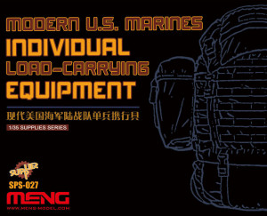 MENG-Model 1:35 SPS-027 Modern U.S.Marines Individual Load-Carry Carrying Equipment (Resin)