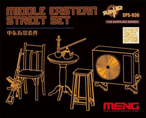 MENG-Model 1:35 SPS-036 Middle Eastern Street Set (Resin)