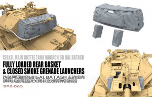 MENG-Model 1:35 SPS-065 Israel Main Battle Tank Magach 6B GAL BATASH Fully Loaded Rear Basket