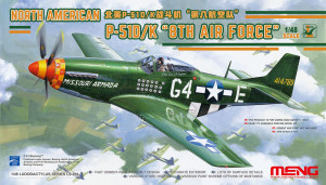 MENG-Model 1:48 LS-010 North American P-51D/K 8th Air Force