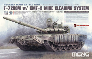 MENG-Model 1:35 TS-053 Russian Main Battle Tank T-72B3M w/ KMT-8 Mine Clearing System