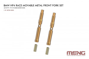 MENG-Model 1:9 SPS-085 BMW HP4 RACE Movable Metal Front Fork Set