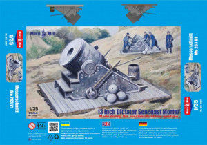 Micro Mir  AMP 1:35 MM35-027 13 inch Dictator Seacoast Mortar