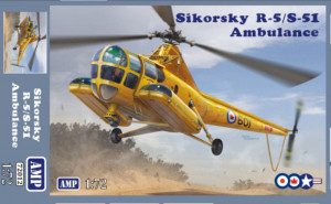 Micro Mir  AMP 1:72 AMP72012 Sikorsky R-5/S-51 Ambulance