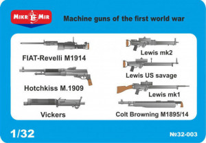 Micro Mir  AMP 1:32 MM32-003 WWI machine guns
