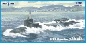 Micro Mir  AMP 1:350 MM350-037 SSN-683 Parche (early version) submarine