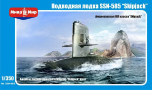 Micro Mir  AMP 1:350 MM350-008 US nuclear-powered submarine Skipjack