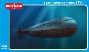 Micro Mir  AMP 1:350 MM350-023 Soviet submarine Project 673