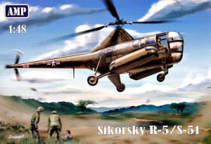 Micro Mir  AMP 1:48 AMP48002 Sikorsky R-5/S-51 USAF rescue