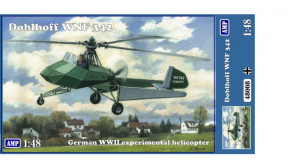 Micro Mir  AMP 1:48 AMP48008 Doblhoff WNF 342 WWII German Experimenta Helicopter