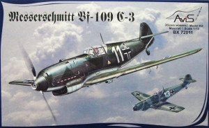 Avis 1:72 AV72011 Me Bf-109 C-3 WWII German fighter, Flugzeug, Bausatz