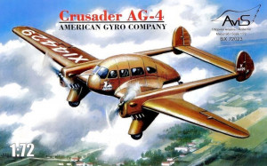 Avis 1:72 AV72023 Crusader AG-4 American gyro company, Flugzeug, Bausatz