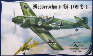 Avis 1:72 AV72010 Me Bf-109 D-1 WWII German fighter, Flugzeug, Bausatz
