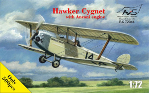Avis 1:72 AV72044 Hawker Cygnet with Anzani engine, Flugzeug, Bausatz